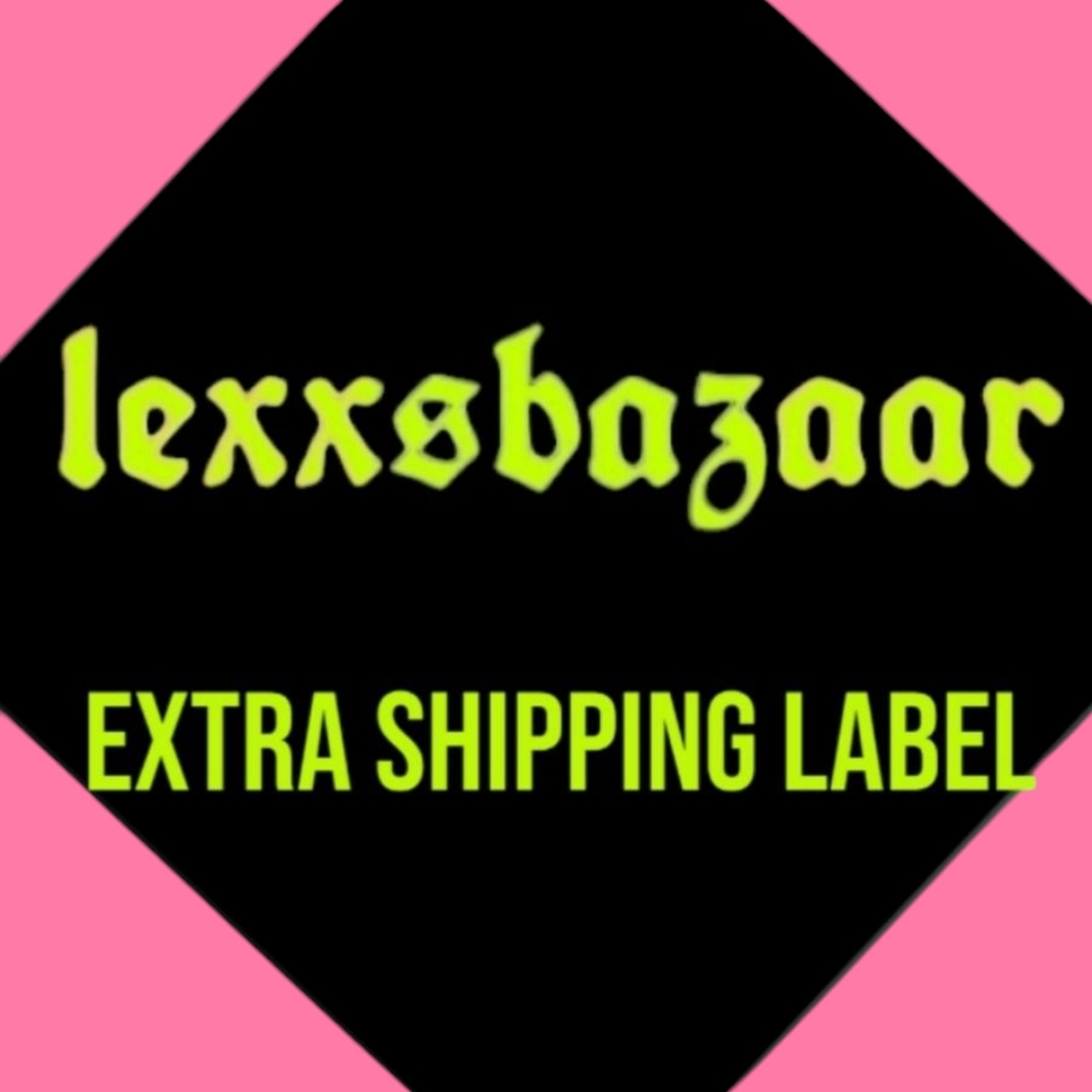 EXTRA SHIPPING LABEL